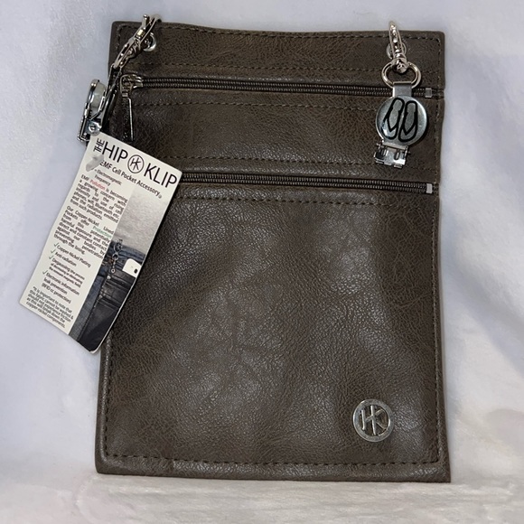 HipKlips Handbags - NWT -HipKlip - Hip pocket bag/pouch -Brown